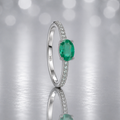 Anillo Aurora Verde Compromiso