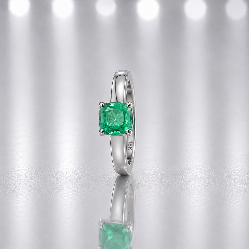 Anillo Trono Verde Imperial