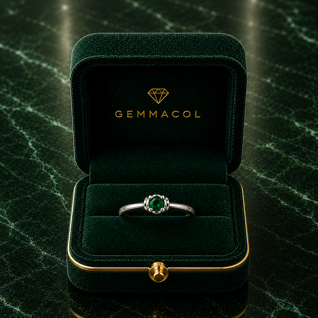 Anillo Abrazo Esmeralda del Destino