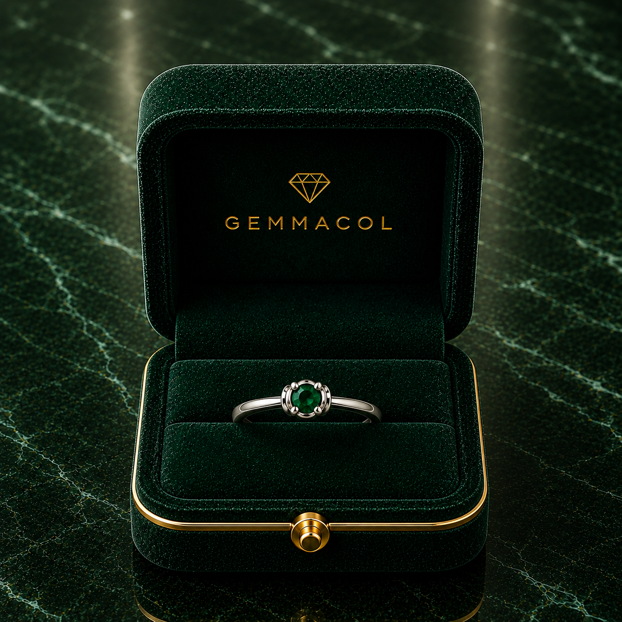 Anillo Abrazo Esmeralda del Destino