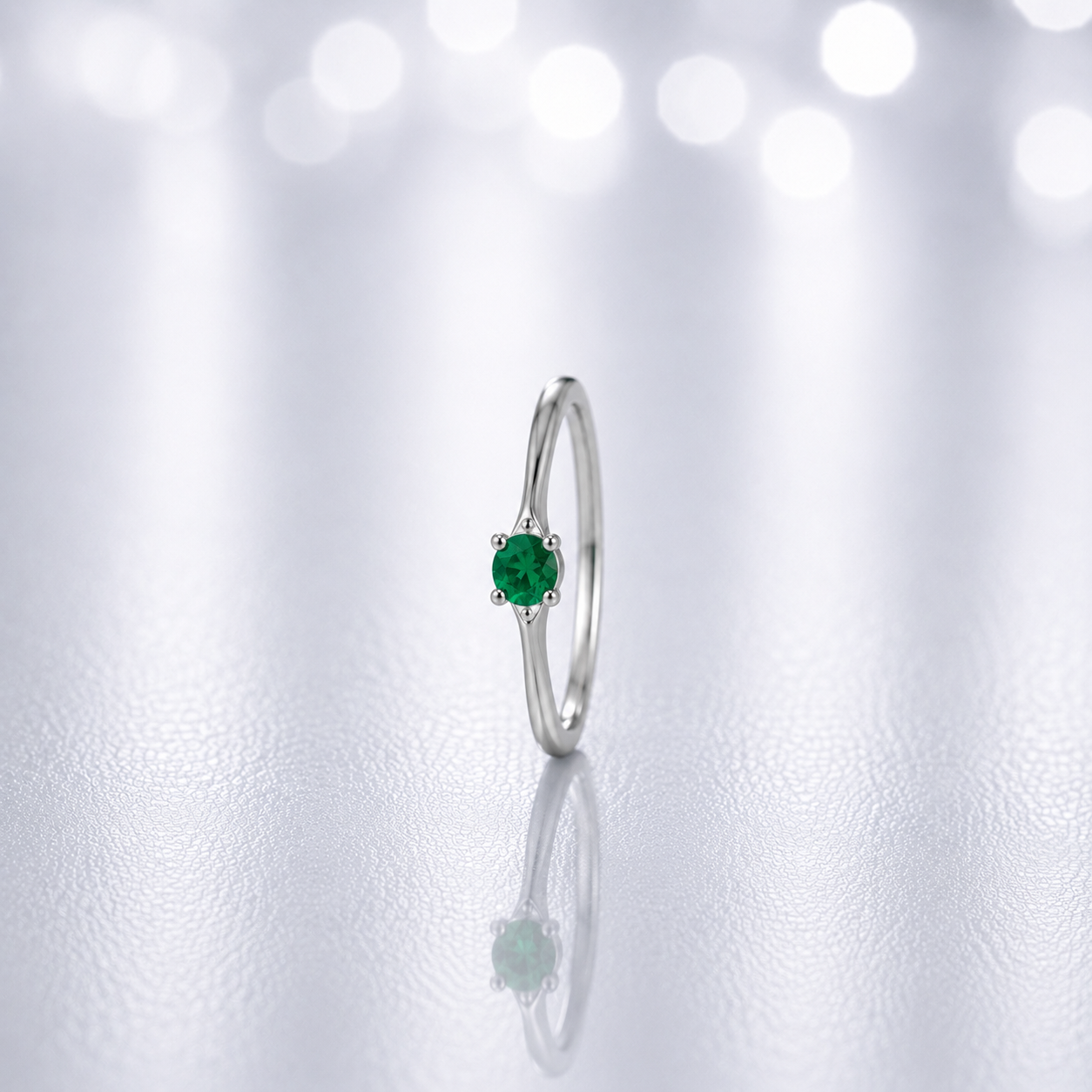Anillo Esencia Verde Minimal