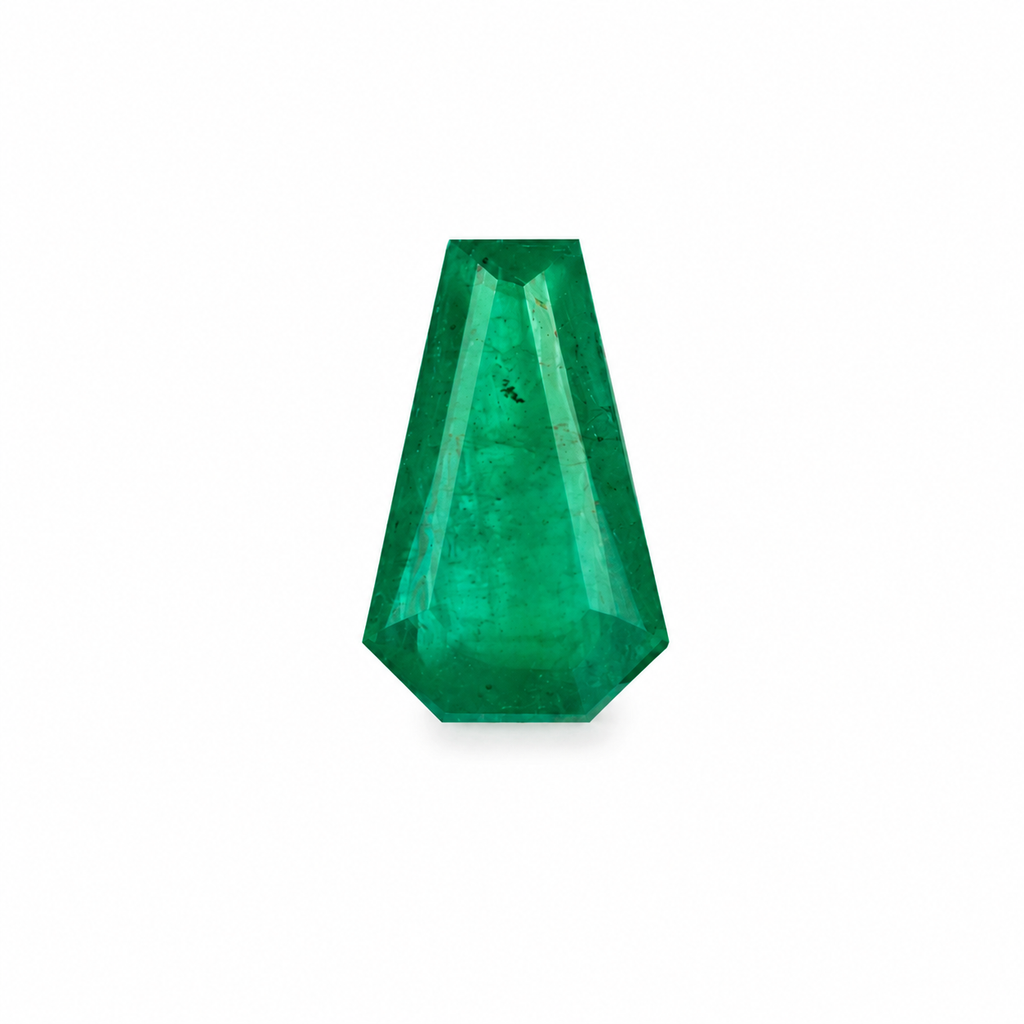 Muzo de 4,52 ct, corte trillón