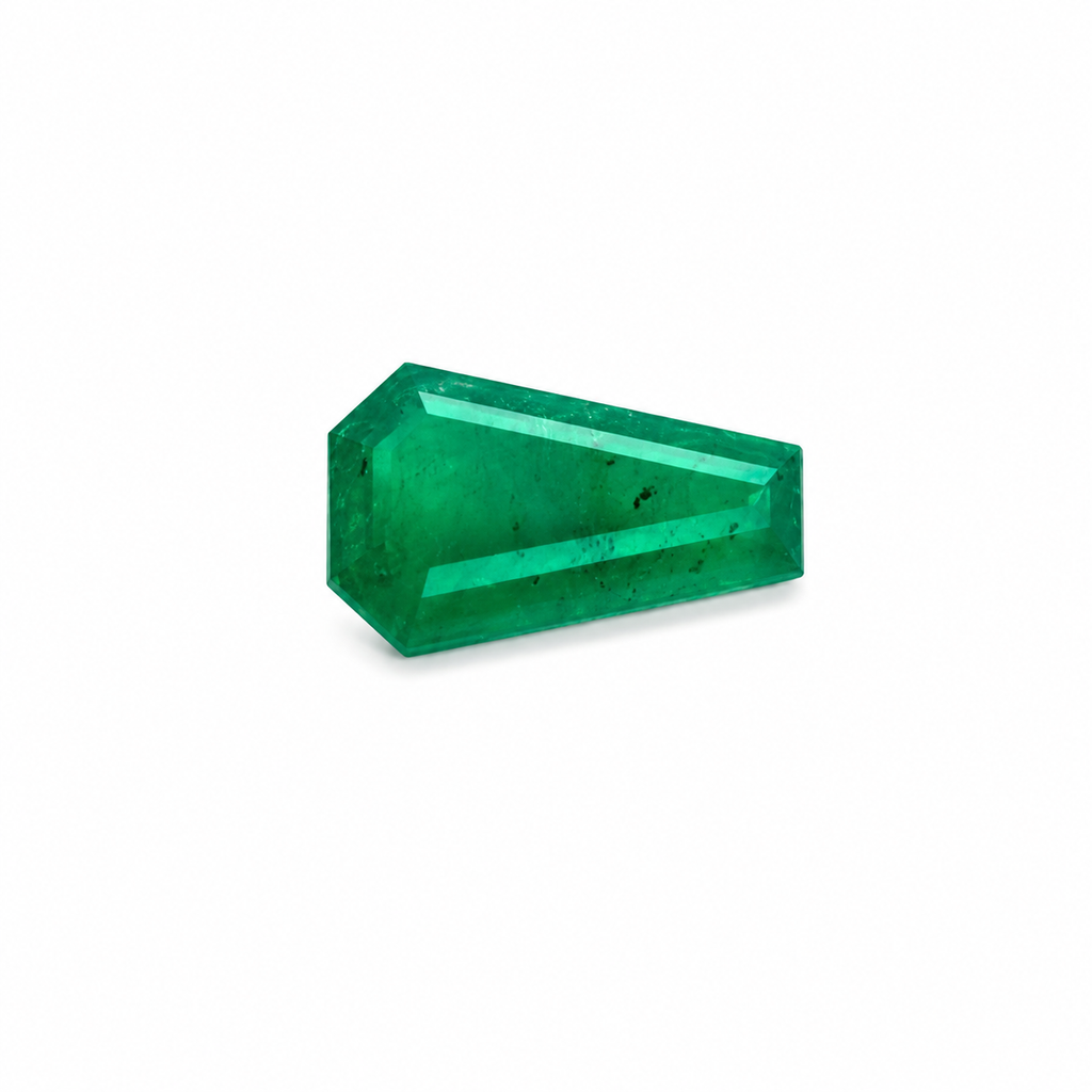 Muzo de 4,52 ct, corte trillón