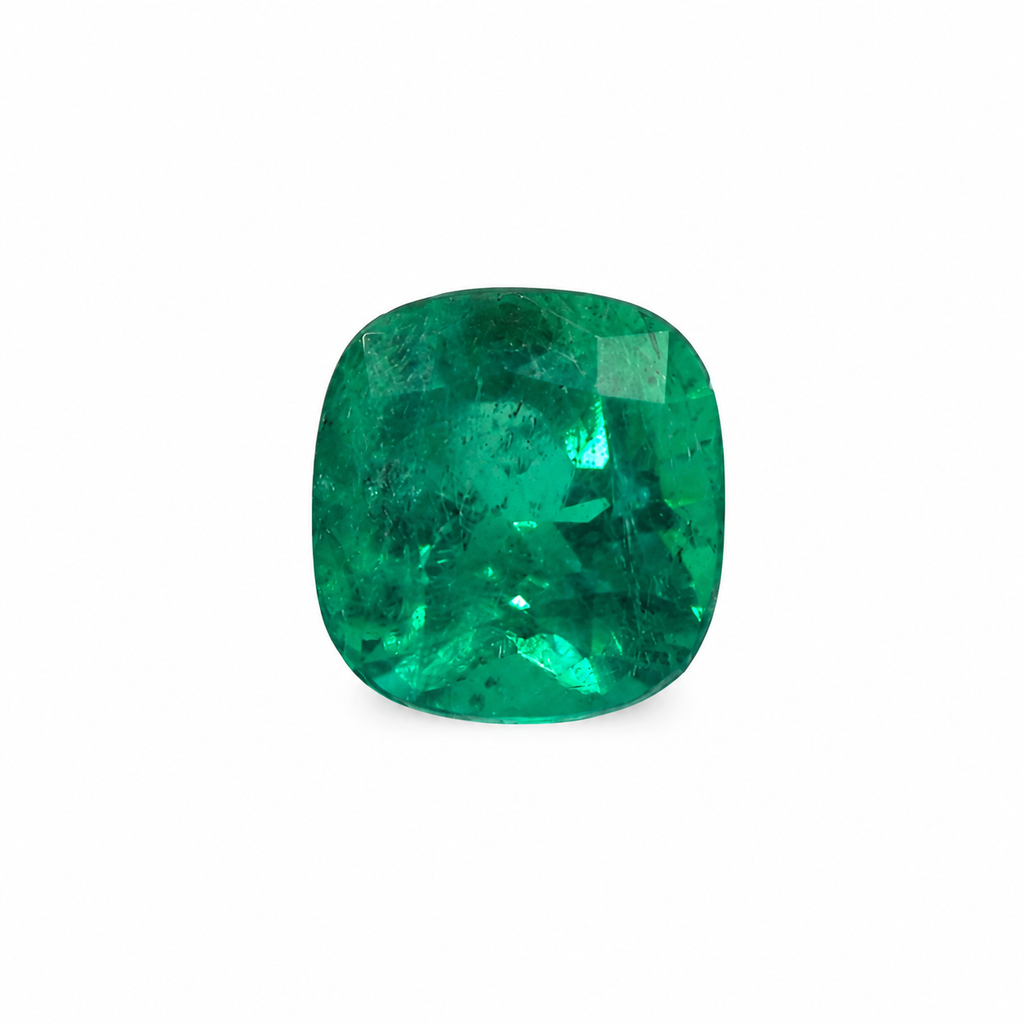2,72 ct Chivor Cushion Cut