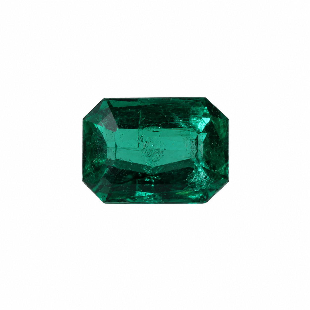 Muzo de 0,92 ct, talla esmeralda