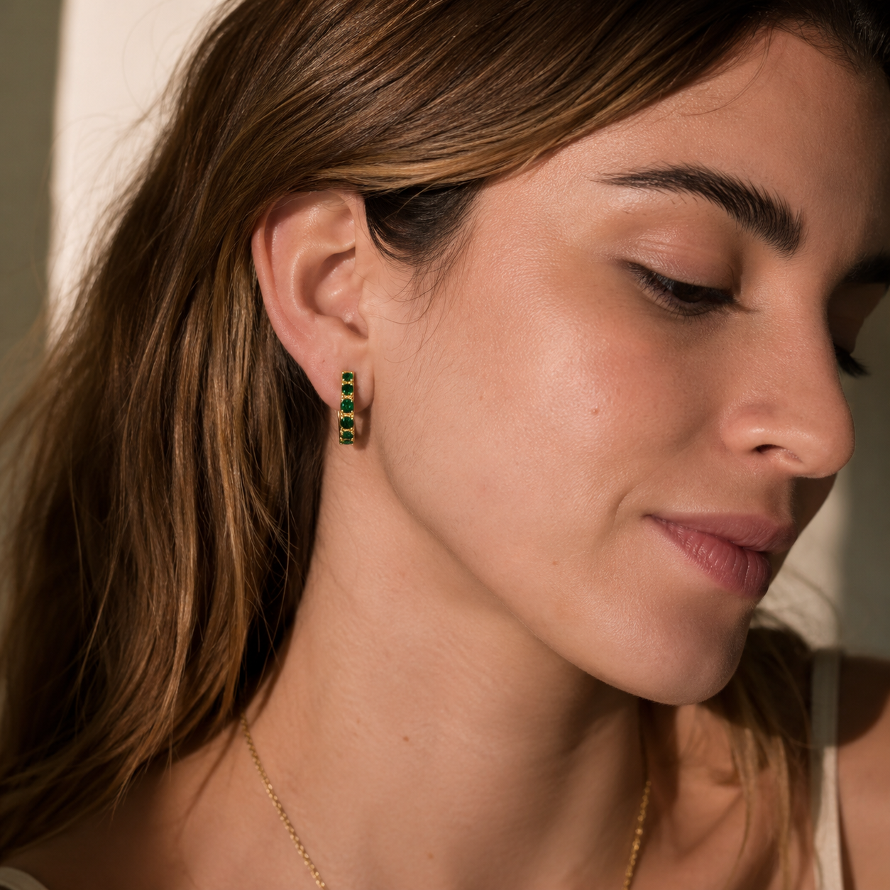 Pendientes Aura Verde